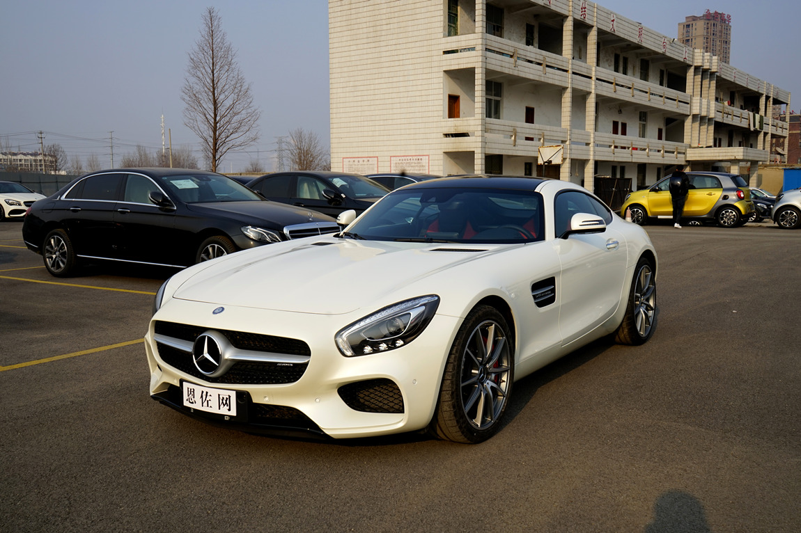 奔驰amg gts 白外红内 交付湖北武汉客户