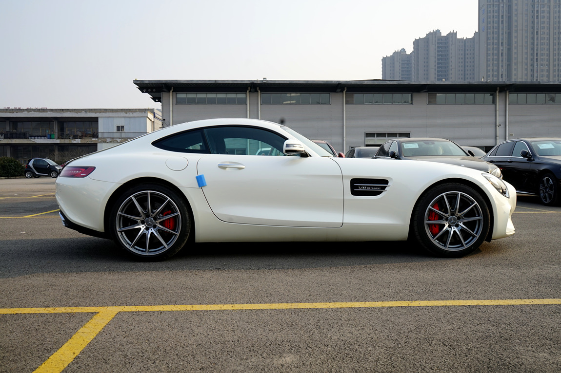 奔驰amg gts 白外红内 交付湖北武汉客户